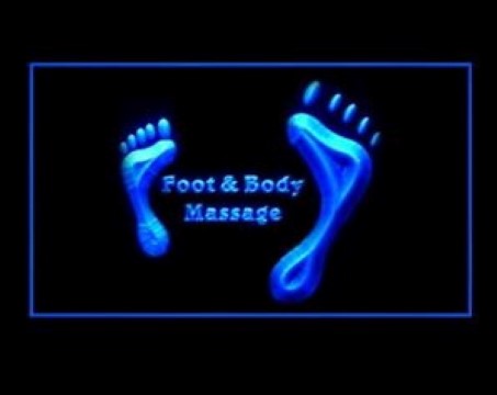 Foot And Body Massage LED Neon Sign